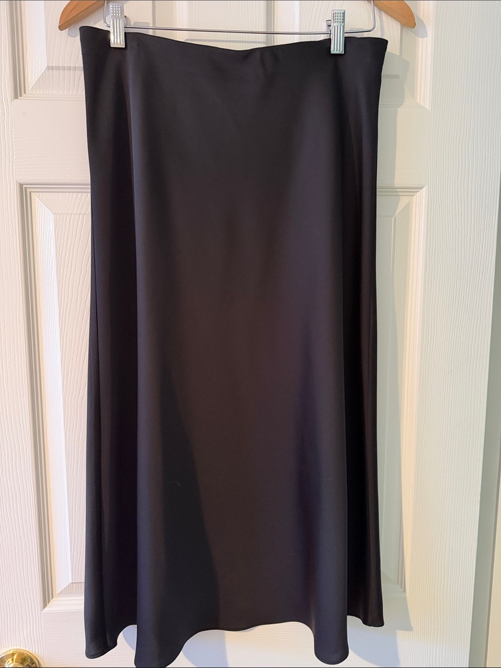 J. Crew Black Midi Skirt